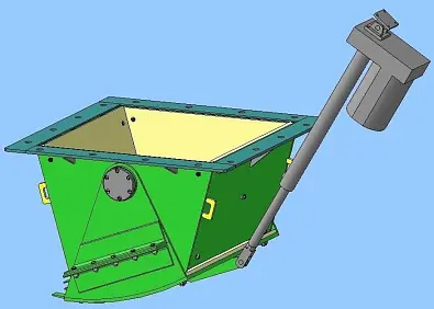 Затвор челюстной 3Ч-600х600-МР 